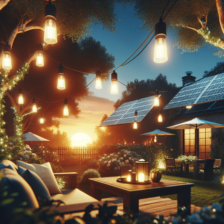 How to Use Solar String Lights Outdoors