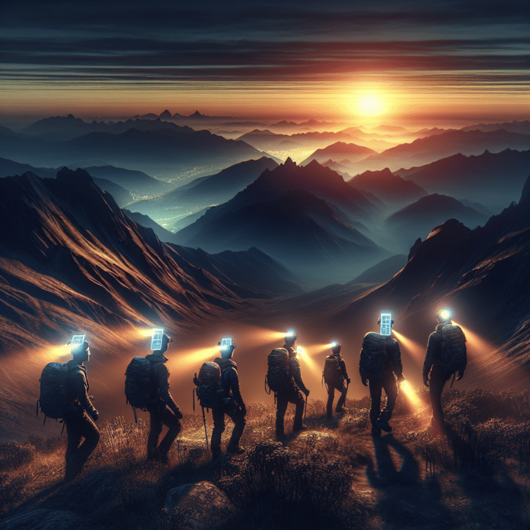 Solar-Powered Headlamps for Night Hiking