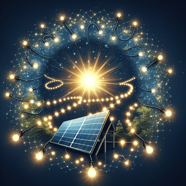 How to Use Solar String Lights Outdoors