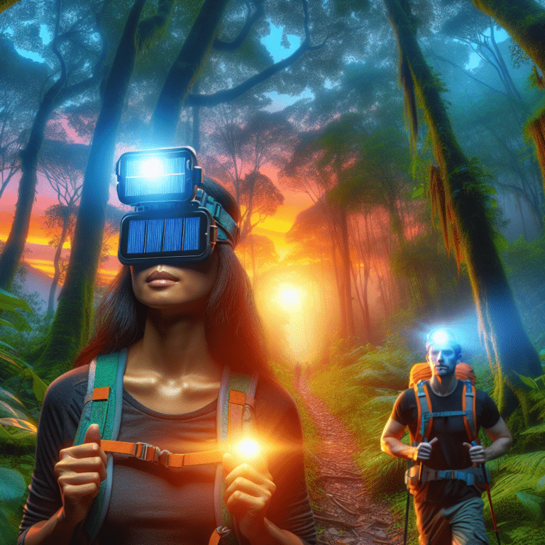 Solar-Powered Headlamps for Night Hiking
