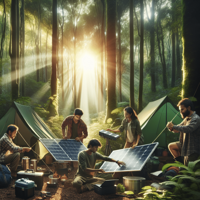 Group Camping: Adapting Portable Solar Set Ups