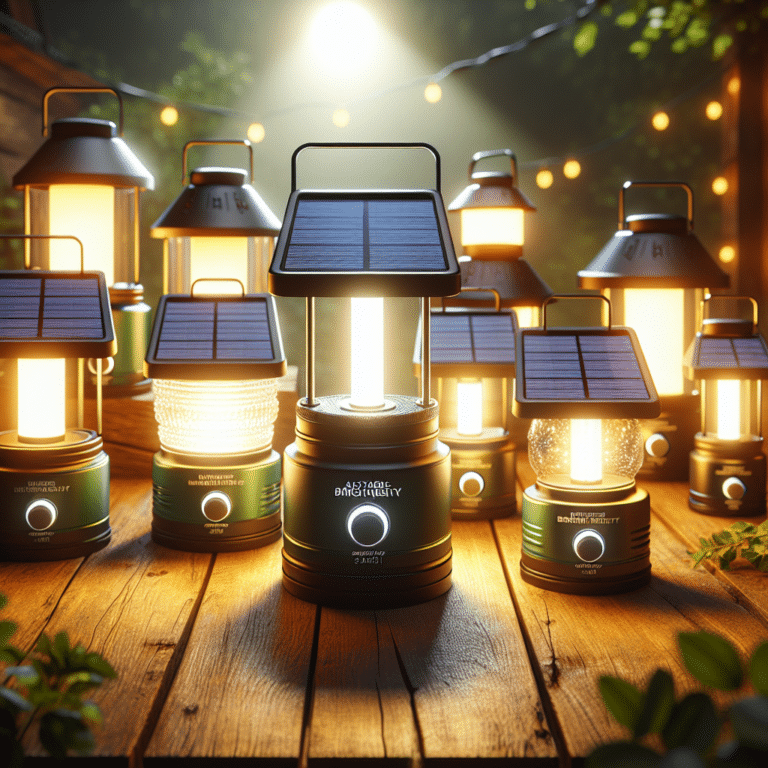 Solar Lanterns with Adjustable Brightness
