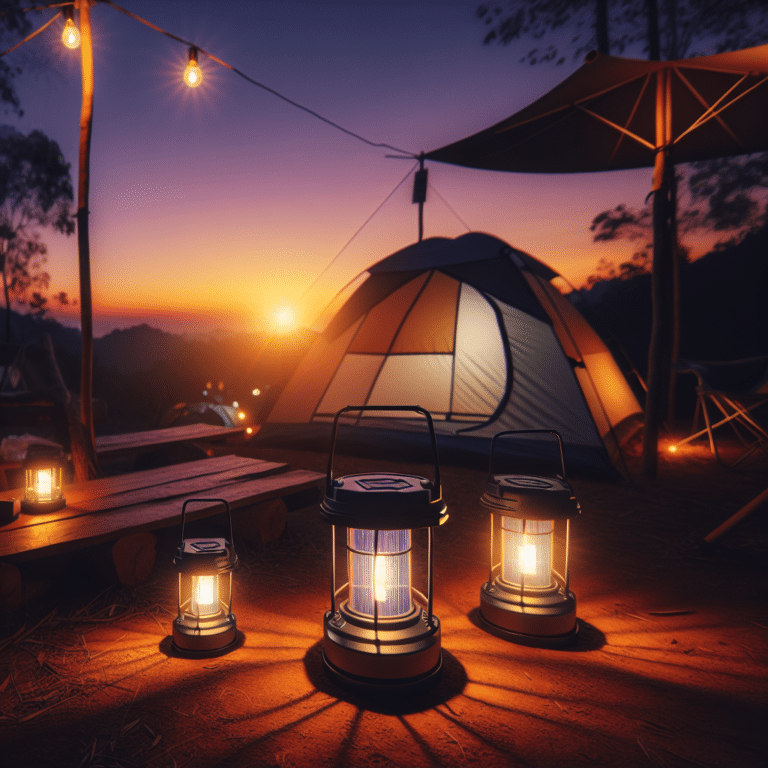 Long-lasting Solar Lanterns for Camping