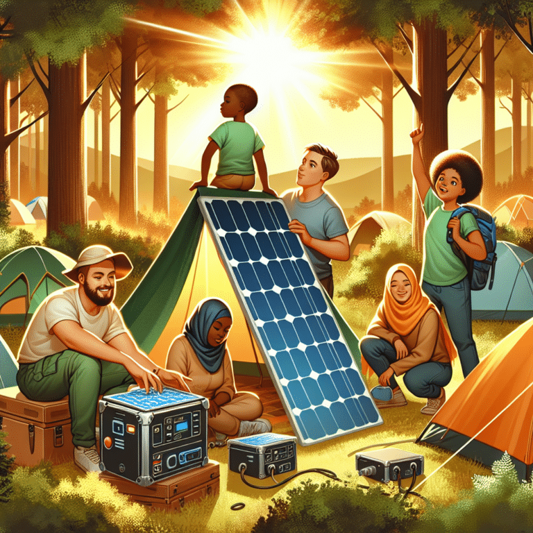Group Camping: Adapting Portable Solar Set Ups