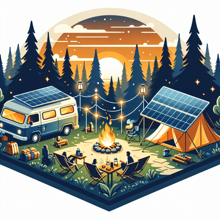 Campsite Lighting: Tips for Utilizing Solar Power.