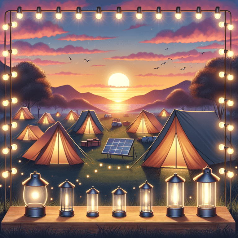 Solar Garden Lights for Camping Decor