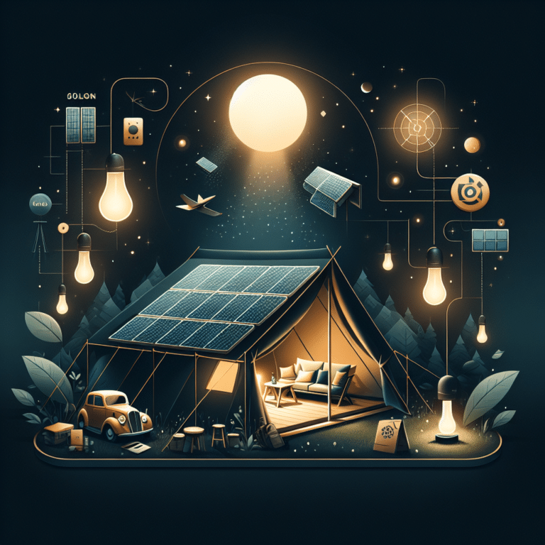 Solar-Powered Lighting Solutions for Tent Interiors