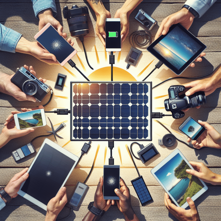 Master the Art of Charging Devices with Portable Solar Panels