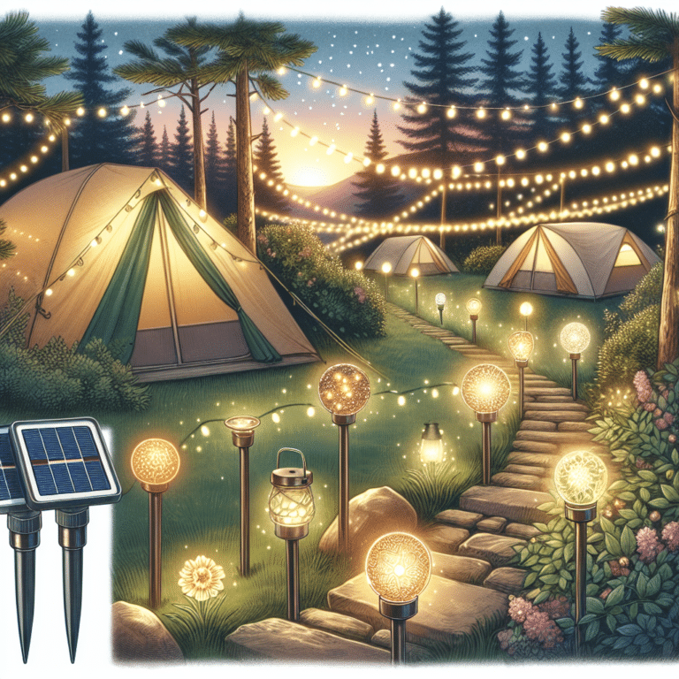Solar Garden Lights for Camping Decor
