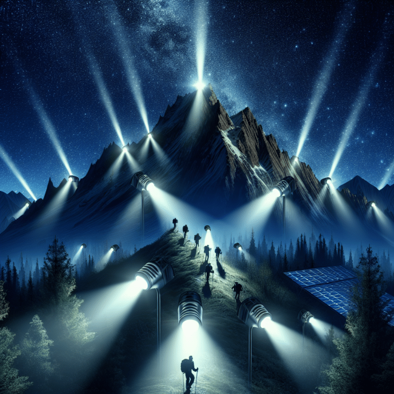  "Light up the Night: Solar-Powered Headlamps for Hiking
