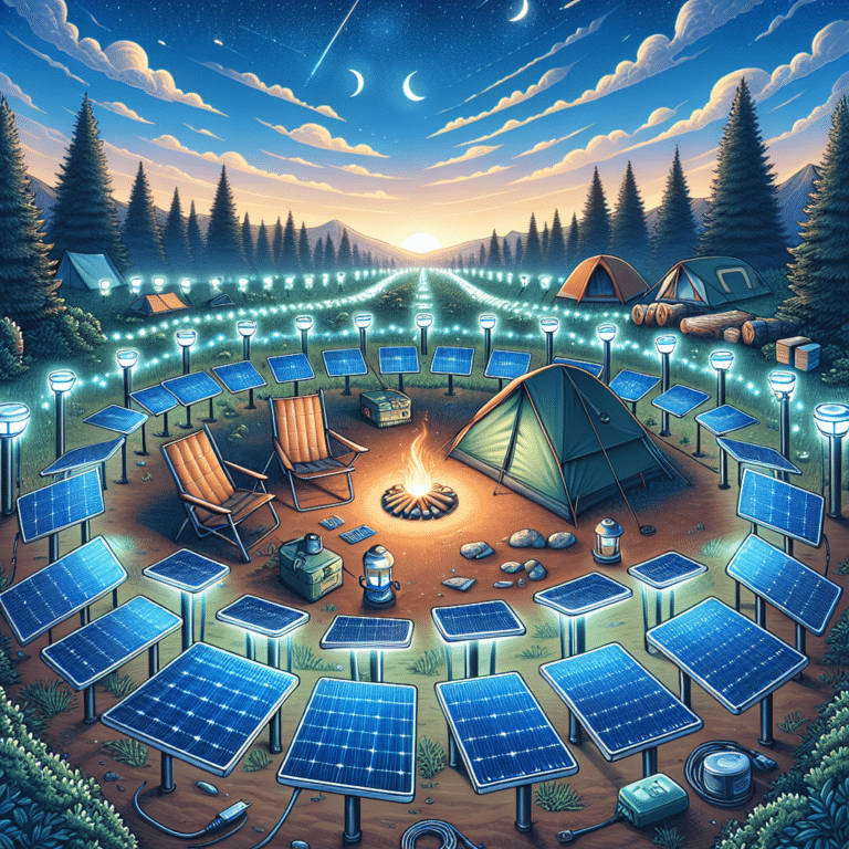 How to Set Up Solar Garden Lights for Camping