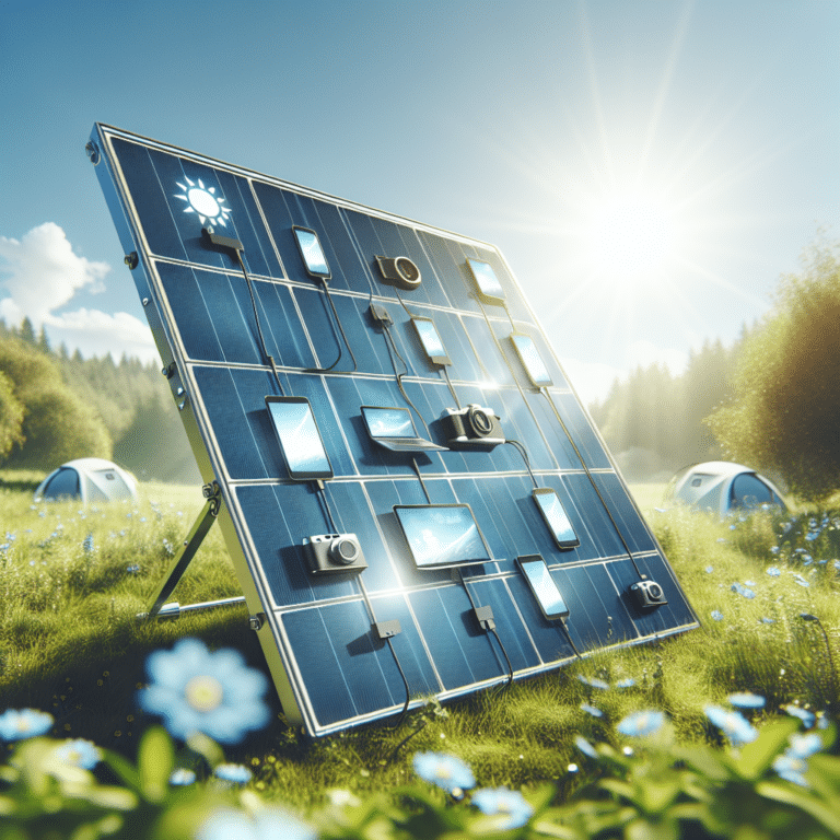"Maximizing Device Charging with Portable Solar Panels