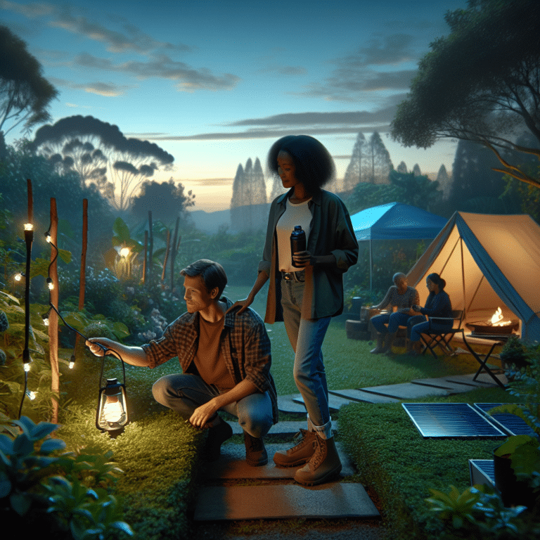 How to Set Up Garden Solar Lights for Camping