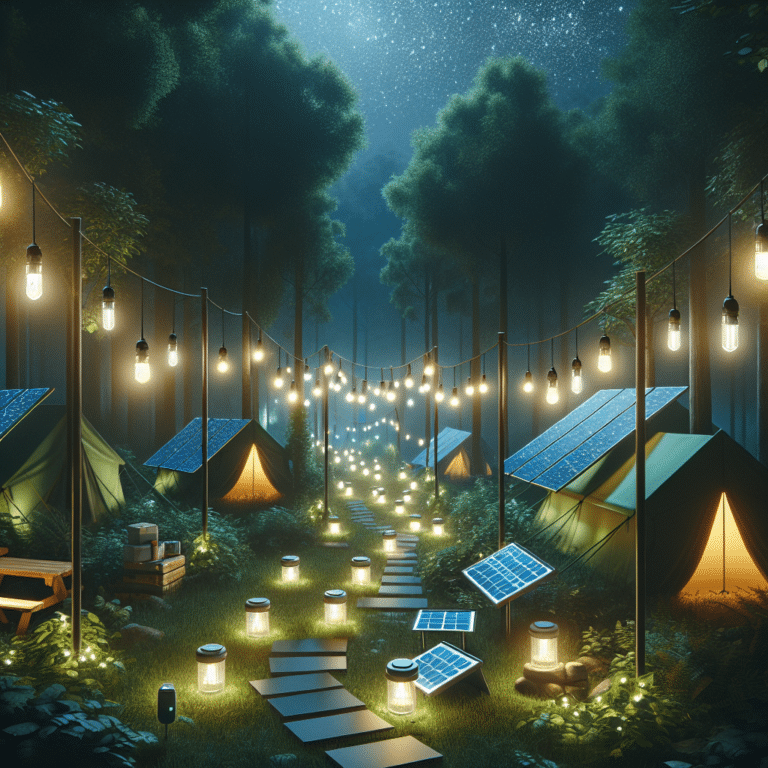 Solar-Powered Campsite Lighting Ideas