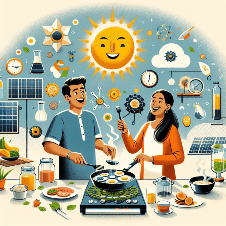 Cooking Breakfast with Solar Gadgets