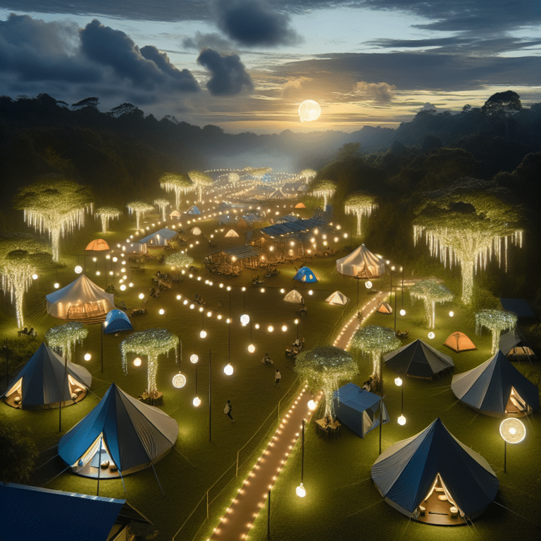 Creative Solar-Powered Campsite Lighting Ideas