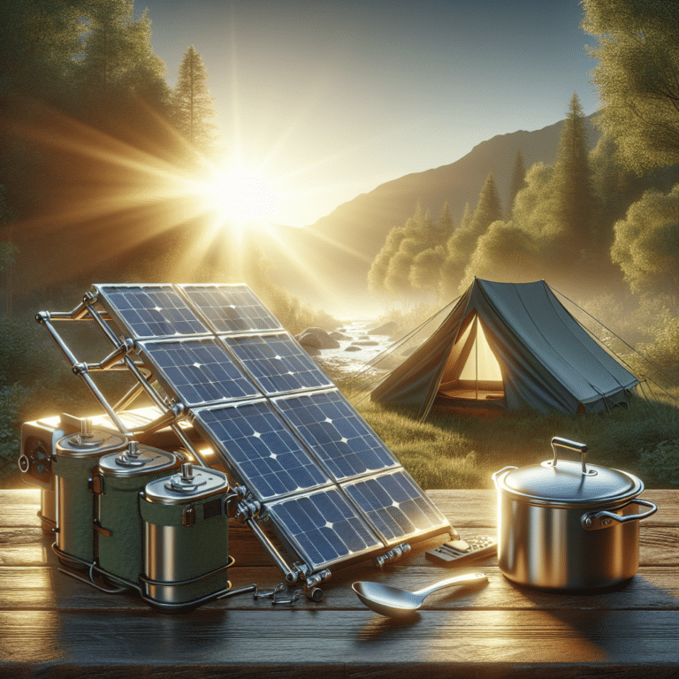 Portable solar cooking kits for campers