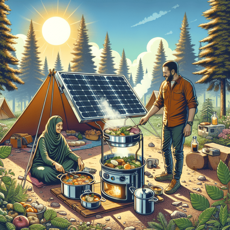 Camping Meals Cooked Entirely with Solar Power