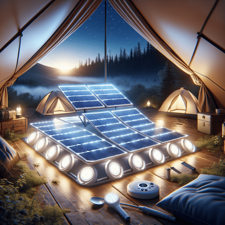 Solar-Powered Lighting Solutions for Tent Interiors