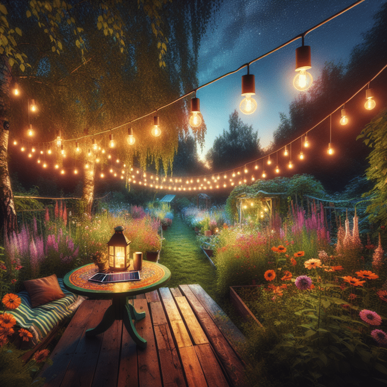 How to Use Solar String Lights Outdoors