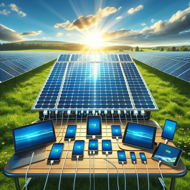 Charge Multiple Devices On-the-Go with One Solar Panel